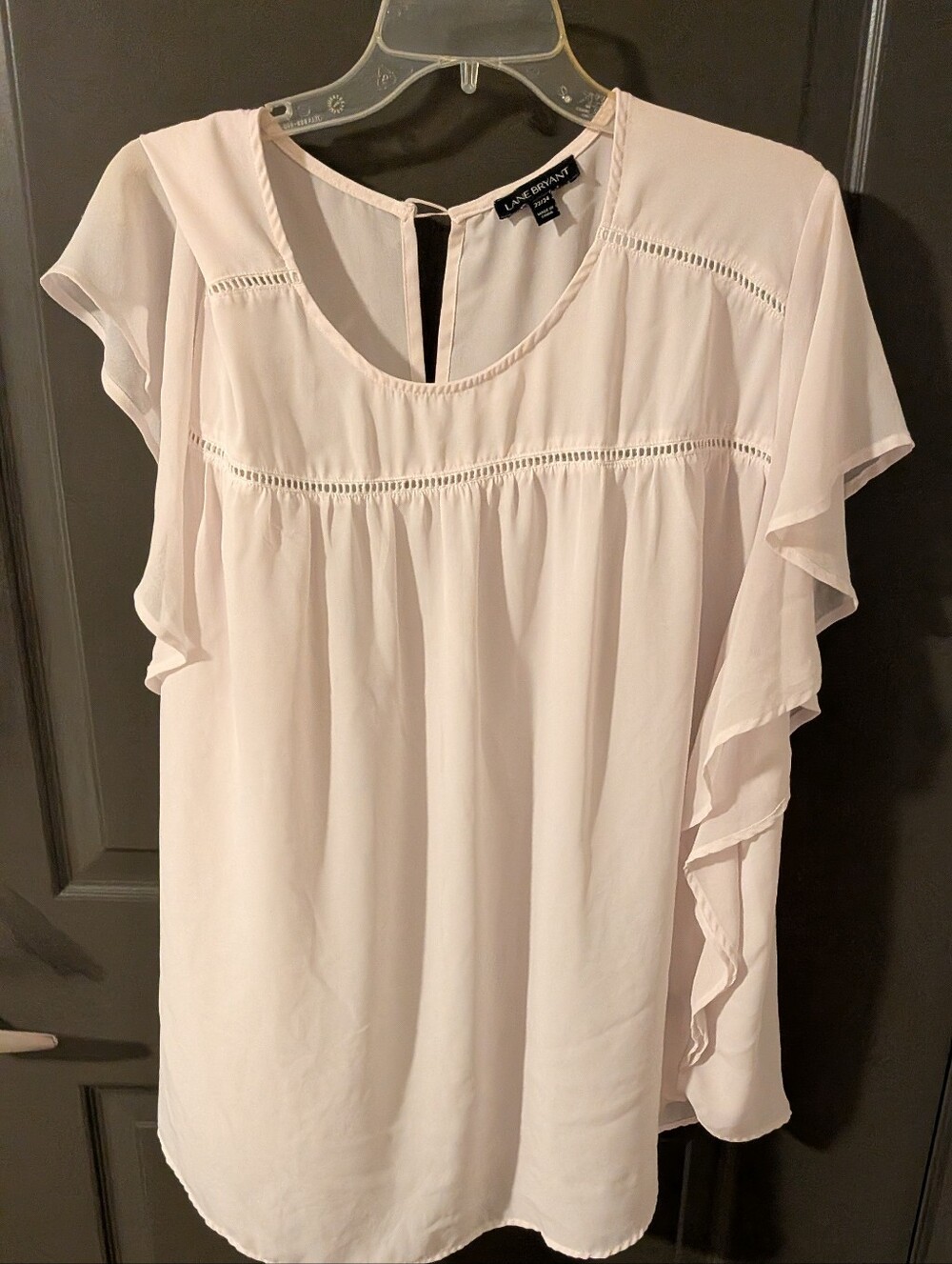 Lane Bryant  Flutter Sleeve Blouse